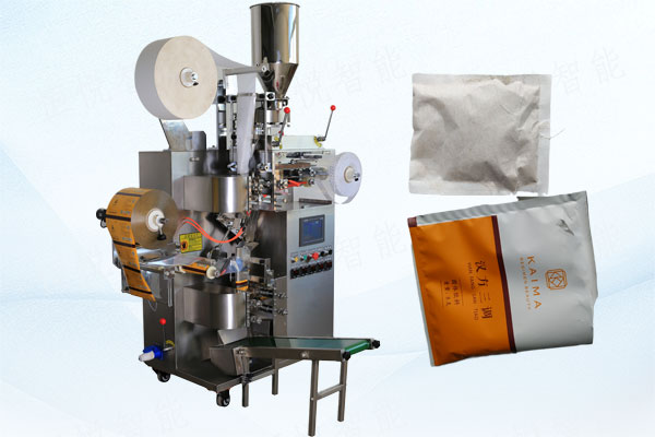 全自動袋泡茶包裝機(jī)，內(nèi)外袋一體成型